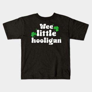 Wee Little Hooligan - Irish St Patrick's Day Funny Kids T-Shirt